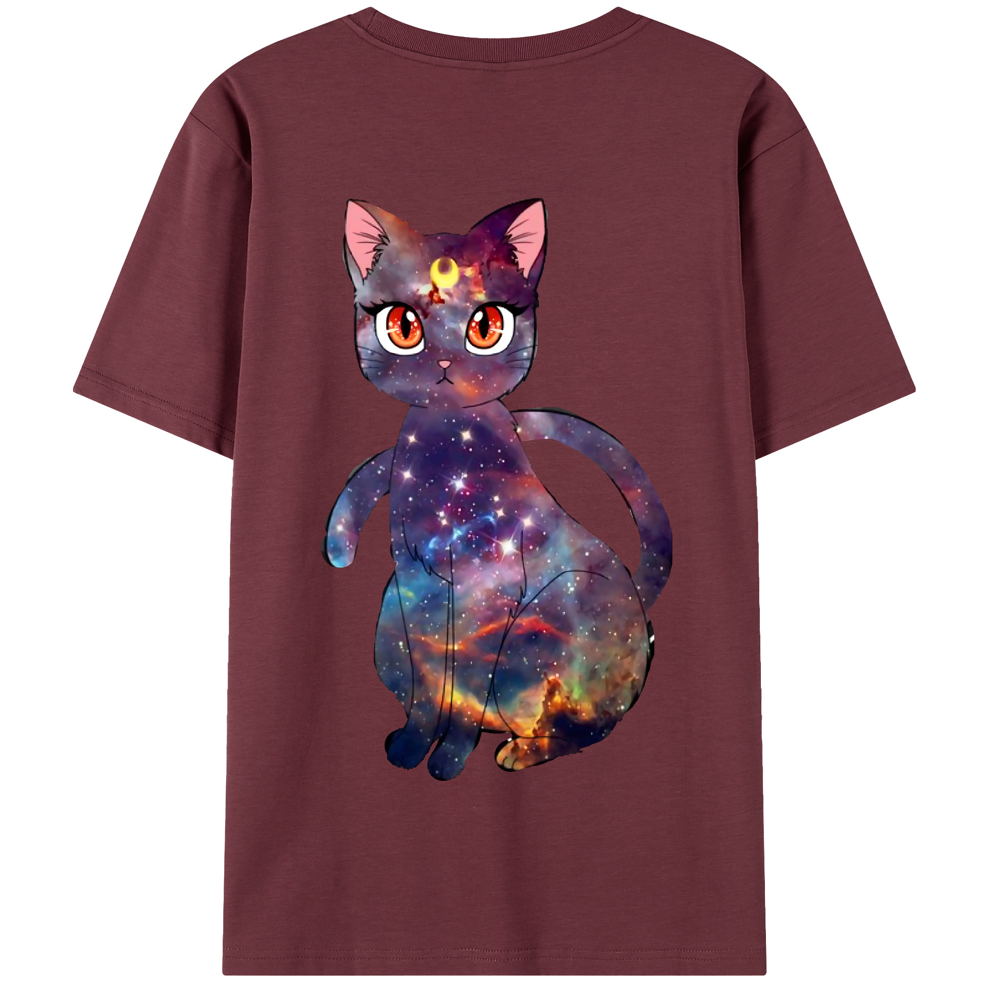 （画像用） 美少女戦士セーラームーン Sailor Moon 綿100％半袖Tシャツ（背面プリント）